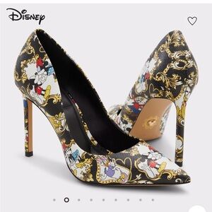 Aldo Women's Black and Multicolor Heels